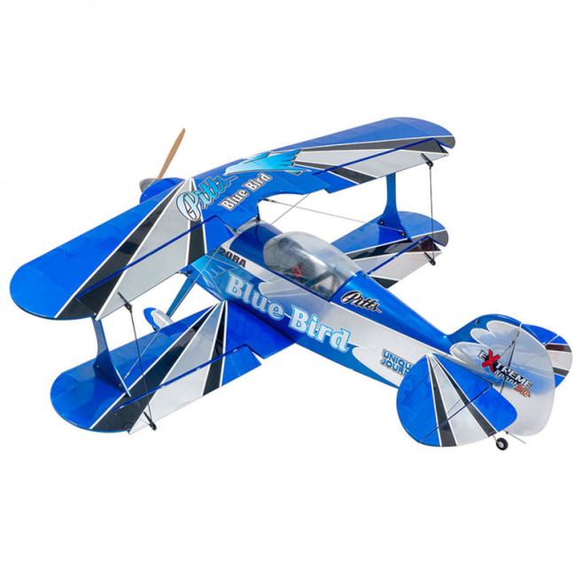 Avion de voltige Pitts 1,5 m ARF biplan bois – Version 20-25cc ou électrique – DW Hobby