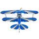 Avion de voltige Pitts 1,5 m ARF biplan bois – Version 20-25cc ou électrique – DW Hobby