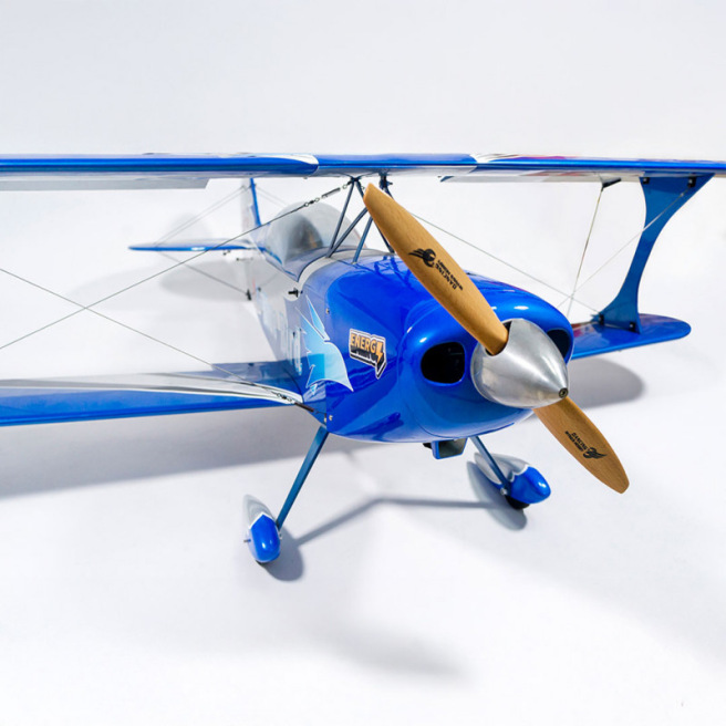 Avion de voltige Pitts 1,5 m ARF biplan bois – Version 20-25cc ou électrique – DW Hobby