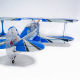 Avion de voltige Pitts 1,5 m ARF biplan bois – Version 20-25cc ou électrique – DW Hobby