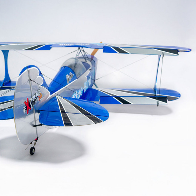Avion de voltige Pitts 1,5 m ARF biplan bois – Version 20-25cc ou électrique – DW Hobby