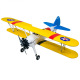 Avion RC PT-17 Stearman 1,6 m ARF biplan bois – 20cc ou électrique – DW Hobby
