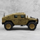 Voiture Hummer 1/16 RTR jaune sable ou vert armée avec éclairage LED – Scientific MHD