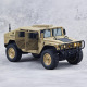 Voiture Hummer 1/16 RTR jaune sable ou vert armée avec éclairage LED – Scientific MHD