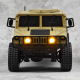 Voiture Hummer 1/16 RTR jaune sable ou vert armée avec éclairage LED – Scientific MHD