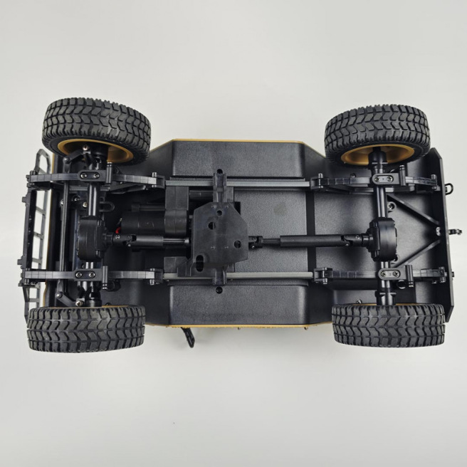 Voiture Hummer 1/16 RTR jaune sable ou vert armée avec éclairage LED – Scientific MHD