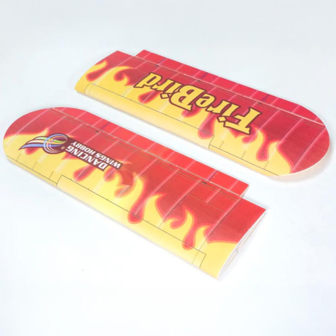 Avion J3 Fire Bird 600 mm kit à construire bois/mousse Dancing Wings Hobby