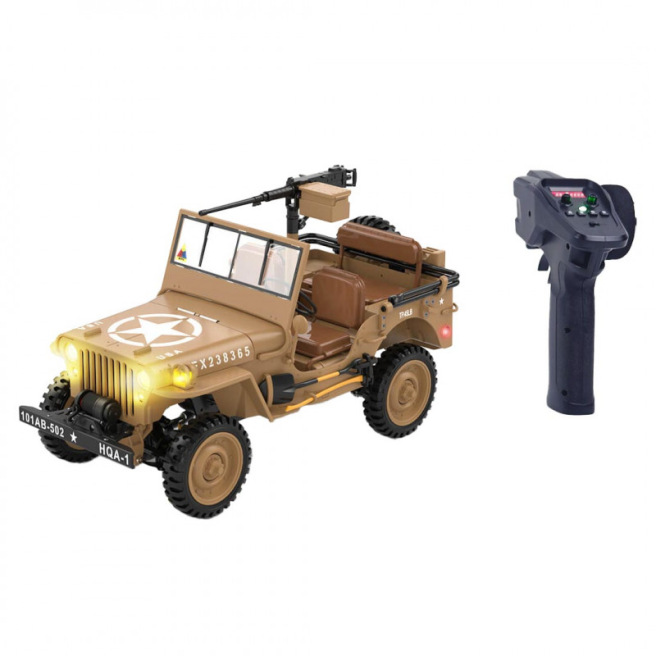 Voiture Jeep Willys 1/14 RTR avec boîte de vitesses de Scientific MHD