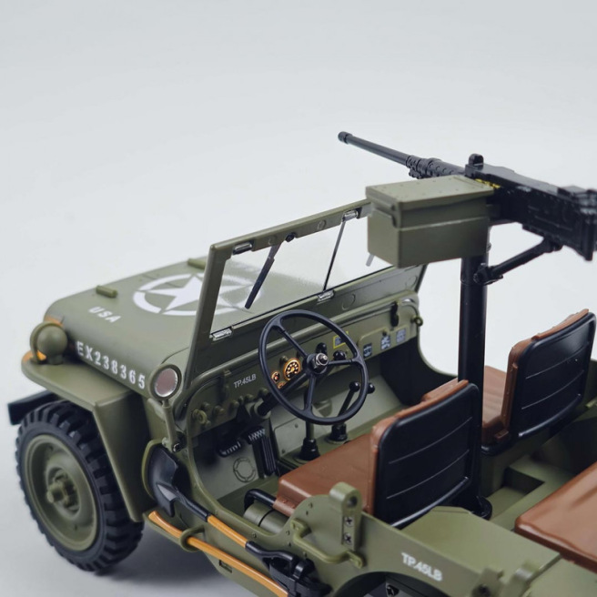 Voiture Jeep Willys 1/14 RTR avec boîte de vitesses de Scientific MHD
