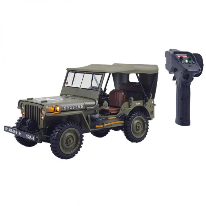 Voiture Jeep Willys 1/14 RTR avec boîte de vitesses de Scientific MHD