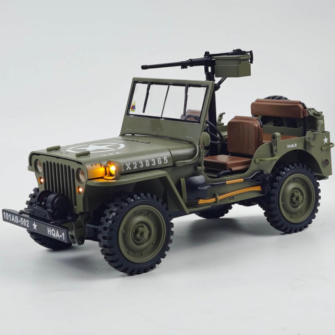 Voiture Jeep Willys 1/14 RTR avec boîte de vitesses de Scientific MHD