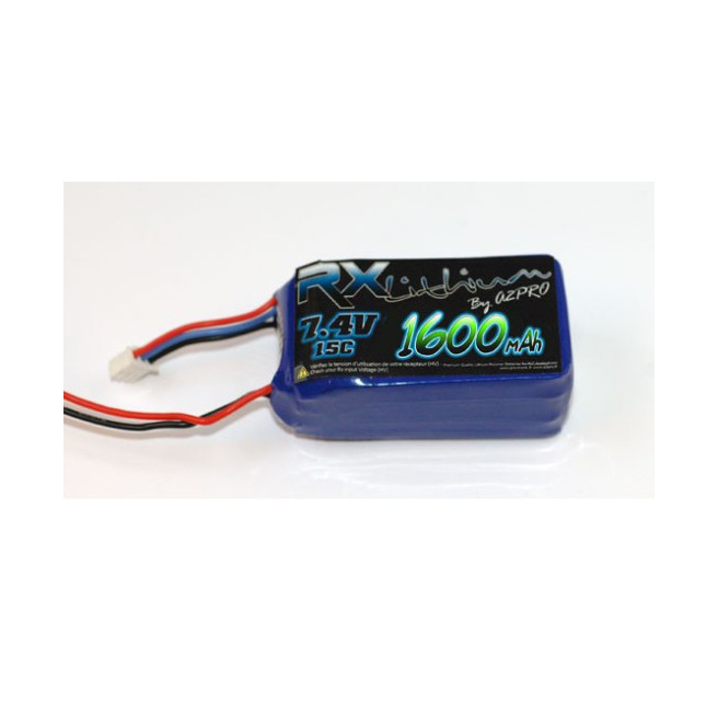 Pack d'accus Rx LiPo 7.4V - 2000mAh fiche JR de A2Pro