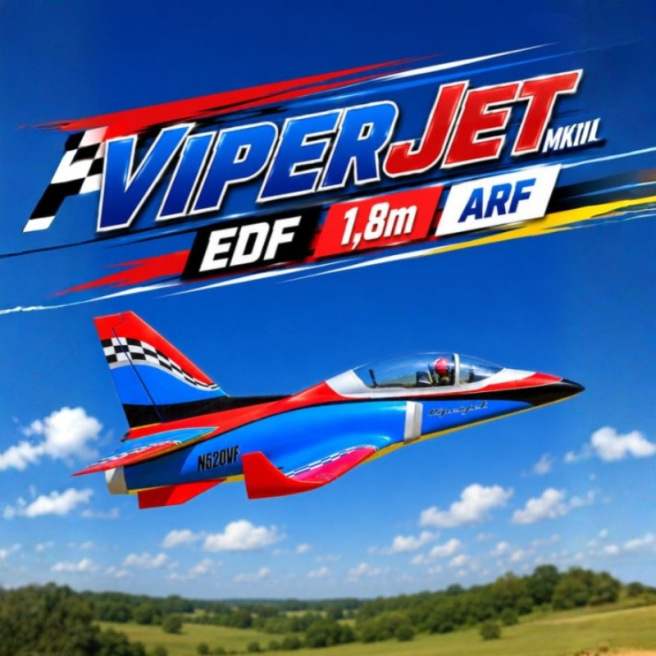 Jet EDF Viper Jet MKII 1885 mm ARF de Black Horse