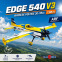 Avion de voltige Edge 540 V3 30-35cc 1880 mm ARF de Black Horse