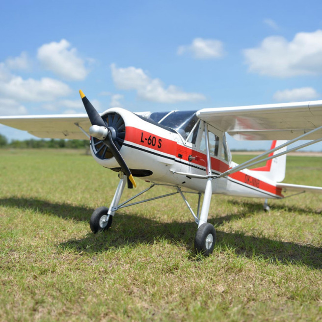 Avion semi-maquette L-60 Brigadýr 2668 mm ARF de Black Horse