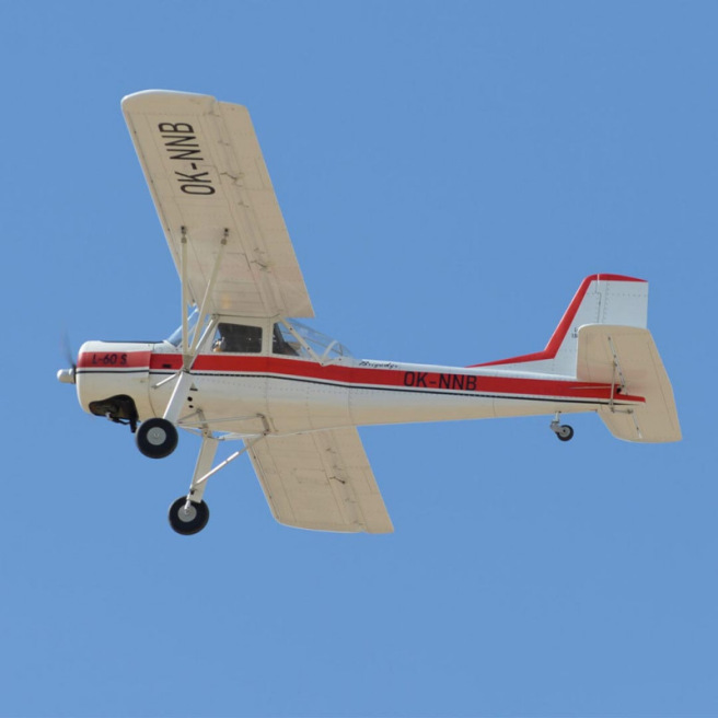 Avion semi-maquette L-60 Brigadýr 2668 mm ARF de Black Horse