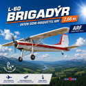 Avion semi-maquette L-60 Brigadýr 2668 mm ARF de Black Horse