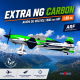 Avion de voltige Extra NG 1880 mm ARF 30-35 cc Carbon de Black Horse