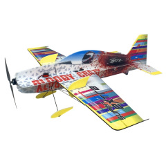 Avion RC indoor 3D Super Extra 865 mm Bull – Kit de RC Factory