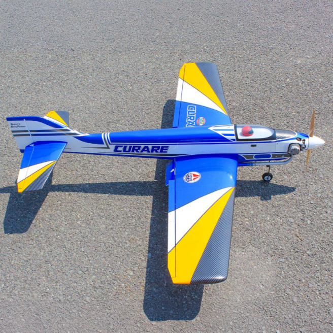 Avion Curare F3A 1626 mm ARF + train rentrant électrique de Seagull Models
