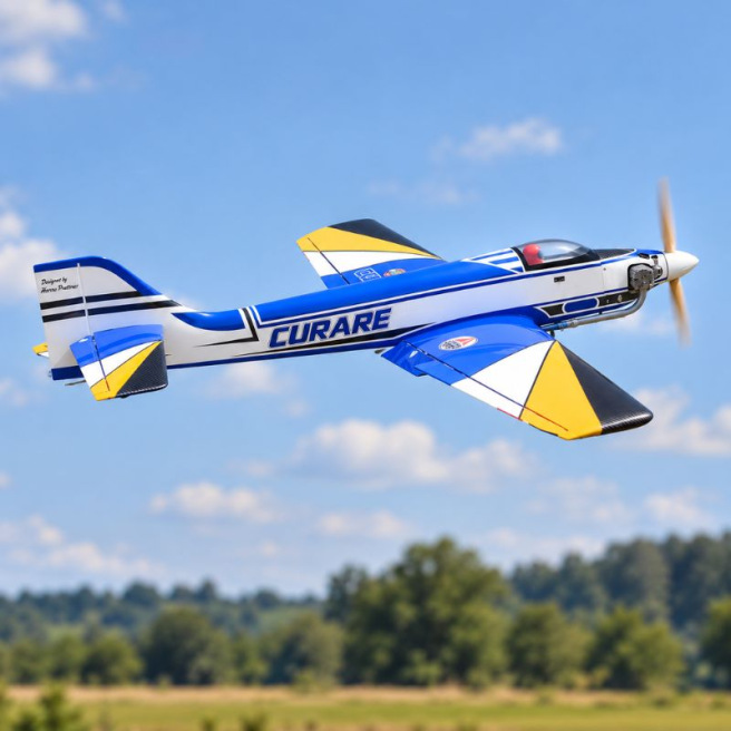 Avion Curare F3A 1626 mm ARF + train rentrant électrique de Seagull Models