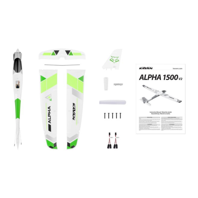 Motoplaneur Alpha V2 1500 mm ARF brushless – Kavan
