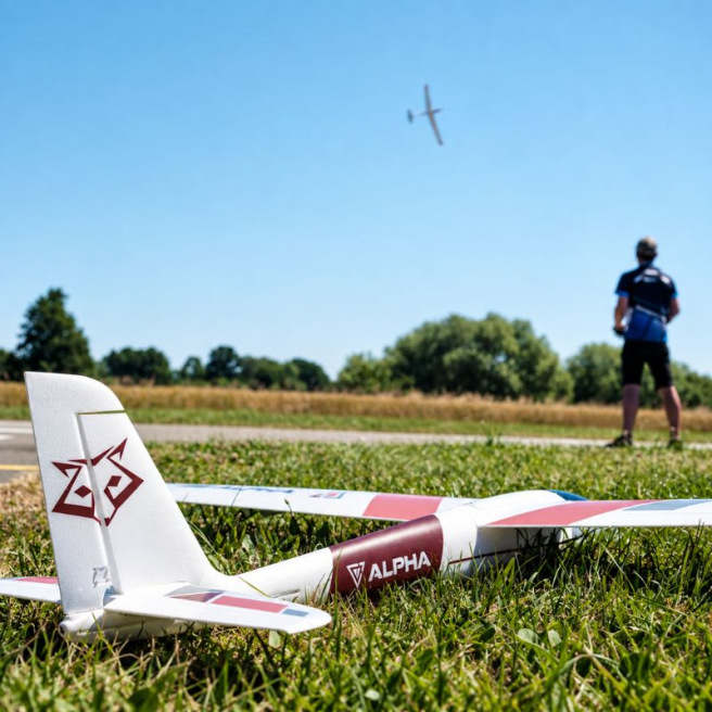 Motoplaneur Alpha V2 1500 mm ARF brushless – Kavan