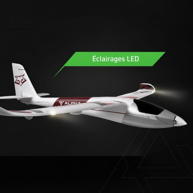Motoplaneur Alpha V2 1500 mm ARF brushless – Kavan