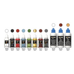 Kit peinture acrylique pour bateau Ulises RC – 11 pots – OcCre