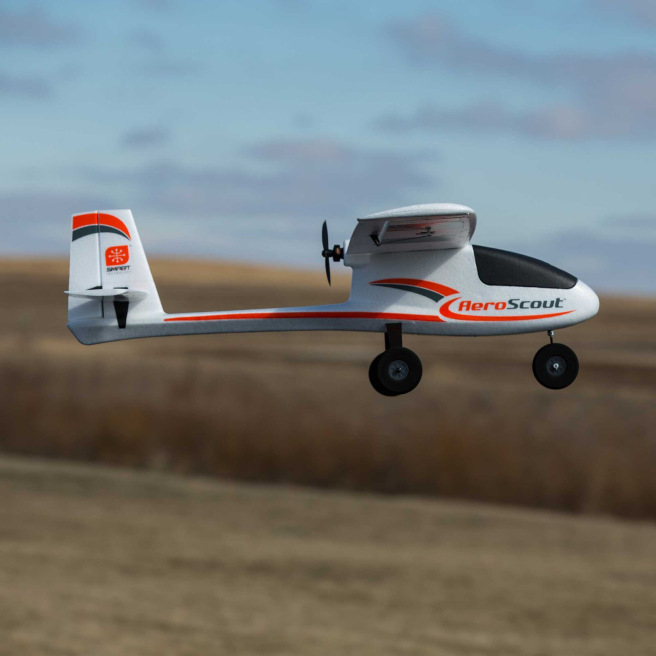 Avion RC HobbyZone AeroScout S 2 1,1 m RTF Basic SAFE + RealFlight