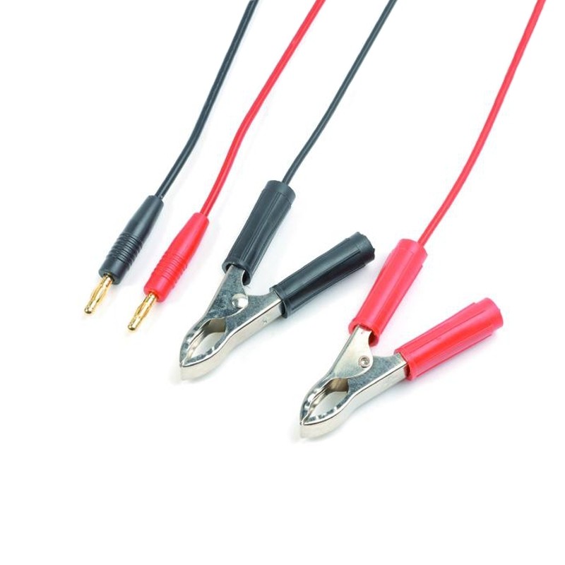 Pince crocodile rouge 80mm 30a Chargeurs & câbles de batterie - AGZ000445978