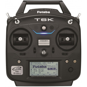 Radio Futaba 6K V3S T-FHSS avec récepteur R3008SB 8 voies Radio Futaba 6K V3S T-FHSS avec récepteur R3008SB 8 voies