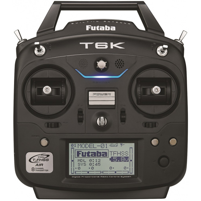 Radio FUTABA 6K 2.4GHz T-FHSS avec récepteur R3006SB