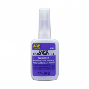 Colle Cyanoacrylate ZAP-O Foam Save spéciale polystyrène