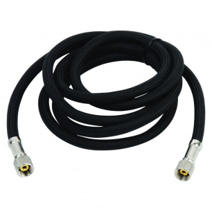 Tuyau noir BD-24 Fengda, 3 mètres, G1/8 - G1/8 Tuyau noir BD-24 Fengda, 3 mètres, G1/8 - G1/8