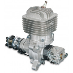 Moteur essence DLE 61 avec allumage et pot d'échappement Moteur essence DLE 61 avec allumage et pot d'échappement