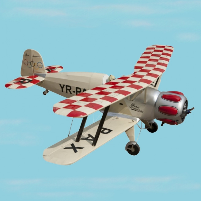 Avion biplan BUCKER BU 133 ARF Seagull Models