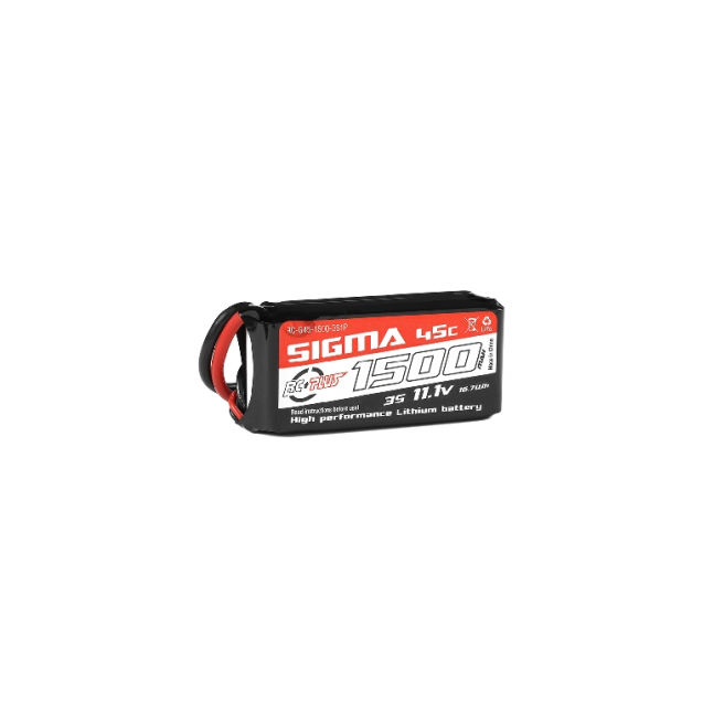 Batteries LiPo Sigma 45C de 2 à 4S