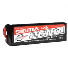 Batteries LiPo Sigma 45C de 2 à 4S Batteries LiPo Sigma 45C de 2 à 4S