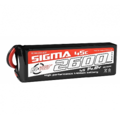 Batteries LiPo Sigma 45C de 2 à 4S Batteries LiPo Sigma 45C de 2 à 4S