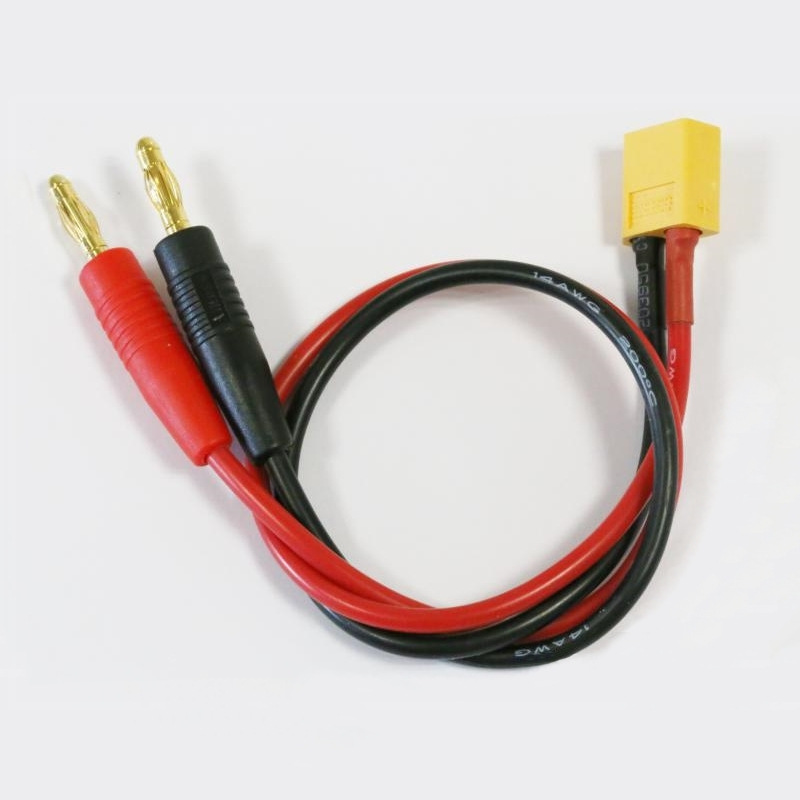 OliRC 1pc XT60 Puissance Distribution 1 à 4/20 cm 4 Paires de connecteurs Banane 3,5 mm C115-1 dans Le répartiteur en Y dextension de câble de Chargeur parallèle