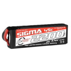 Batteries LiPo Sigma 45C de 2 à 4S Batteries LiPo Sigma 45C de 2 à 4S