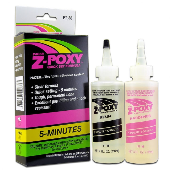 Colle Epoxy ZAP minutes - Flacons de 118ml