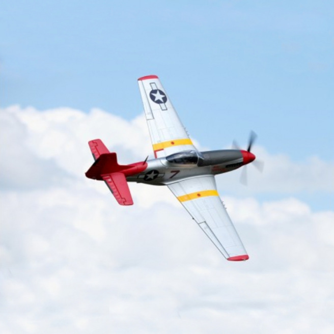 Avion Mustang P51 rouge PNP Kit 1.70m - FMS