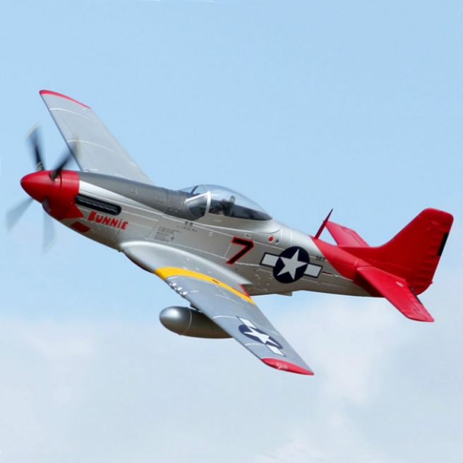 Avion Mustang P51 rouge PNP Kit 1.70m - FMS