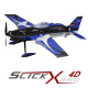 Avion Indoor Slick 360 Rouge ou Bleu - Multiplex