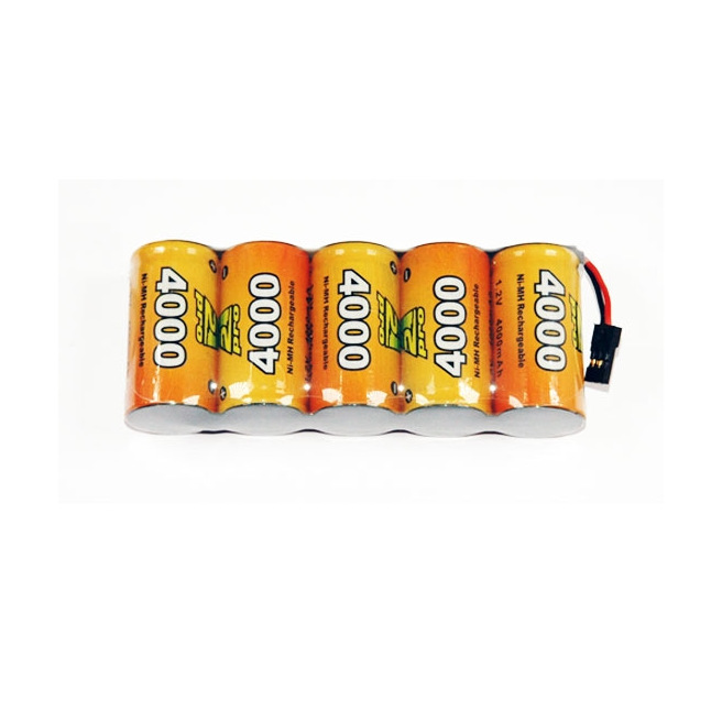 Pack d'accus NiMh 6.0 V 4000mAh pour récepteur - A2Pro