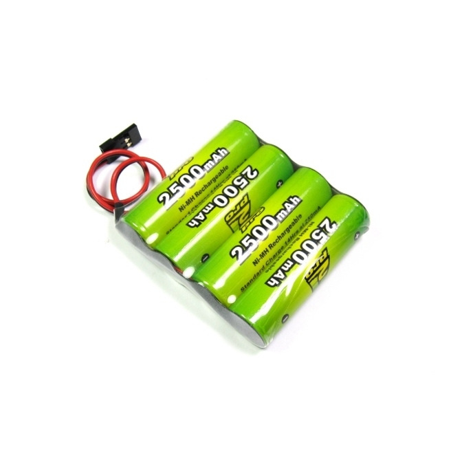 Pack d'accus NiMh 4.8 V 2500mAh pour réception ou émission - A2Pro