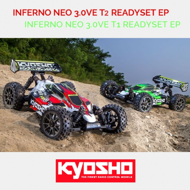 Buggy Inferno Neo 3.0 VE T1 Readyset de Kyosho