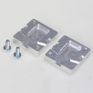 Moule Alu pour l'isolation des fiches MPX 6 pôles - Robbe Moule Alu pour l'isolation des fiches MPX 6 pôles - Robbe